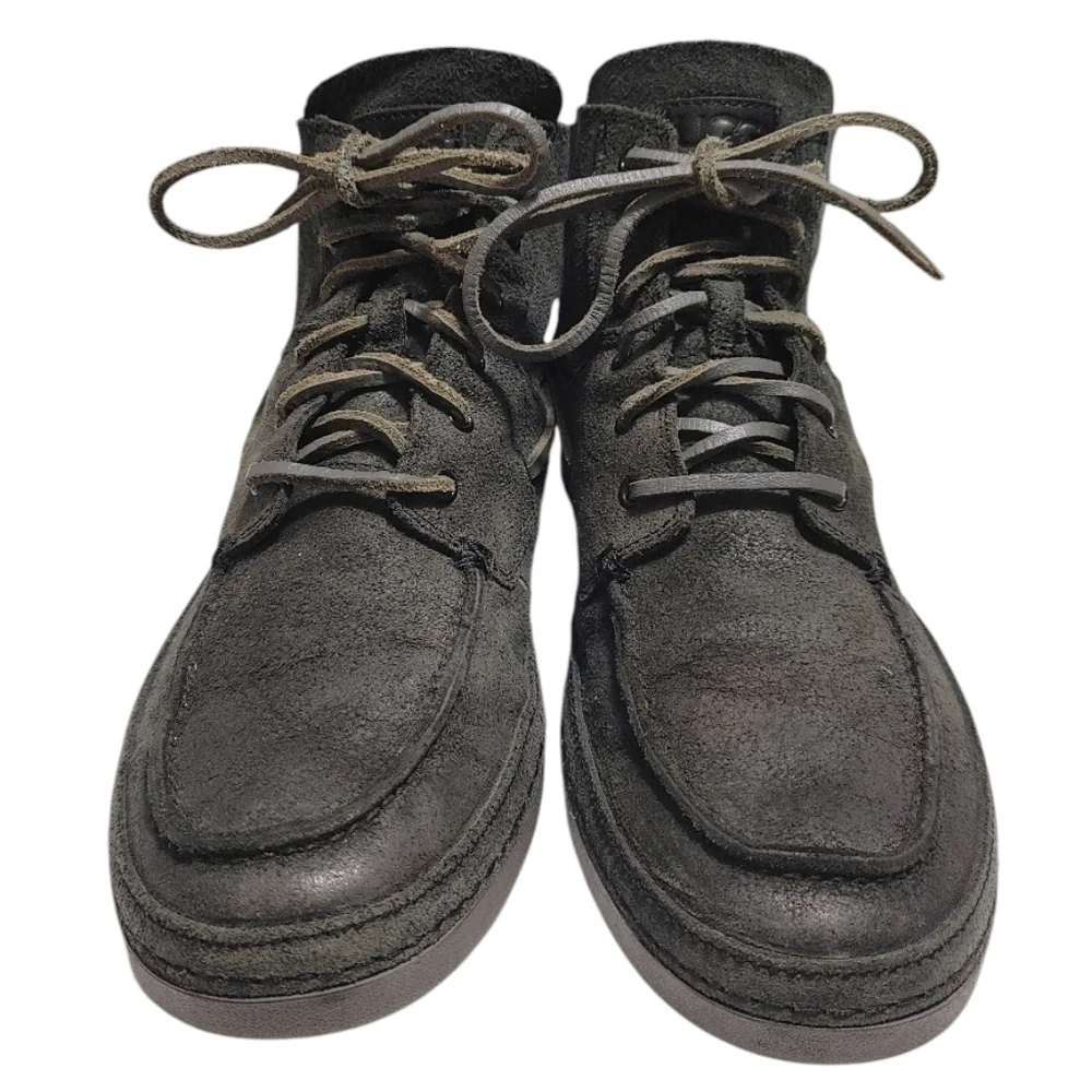 UGG Bayne Black Suede Lace Up Chukka Ankle Boots Mens Size 10.5